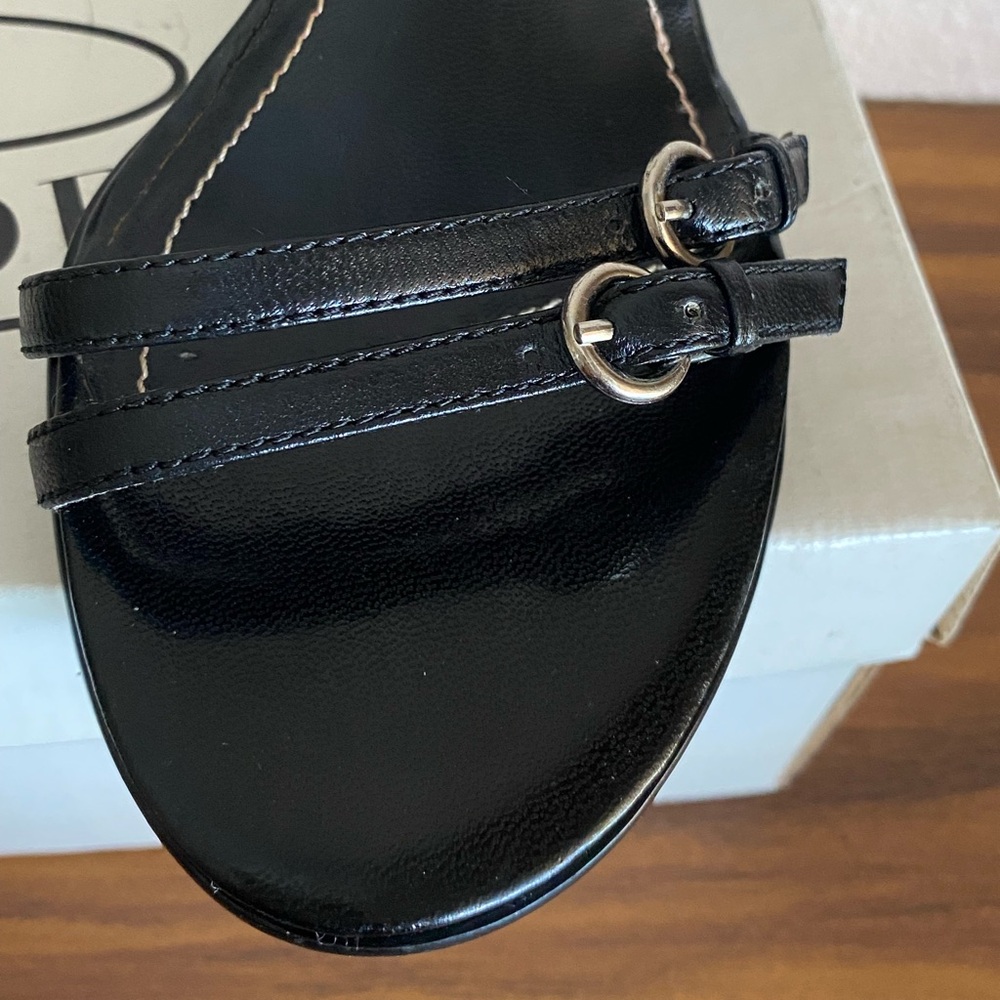 Y2K Steve Madden Black Strappy Sandal Heels size 7 - Picture 7 of 11